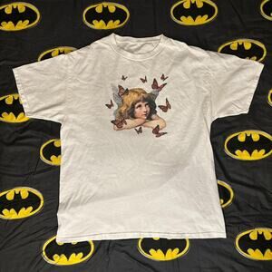 Angel with Butterfly Daydreaming T-shirt